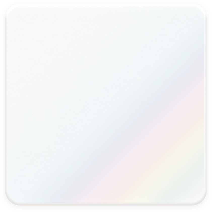 Rainbow Glass plate square shape frame transparent banner